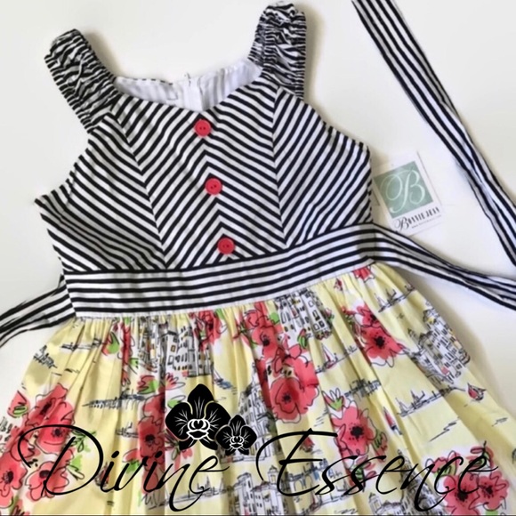 Bonnie Jean Other - Girls Take Me To Paris Dress